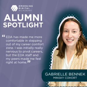 EDA alumni Gabrielle