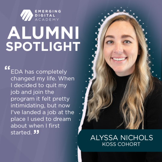 EDA alumni Alyssa nichols